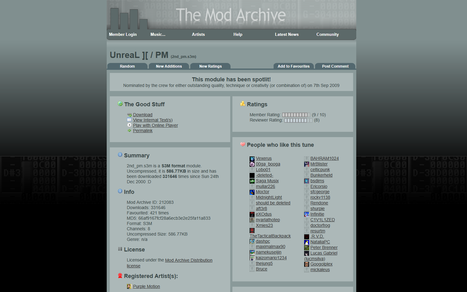 The Mod Archive